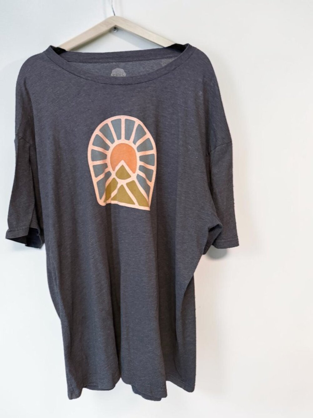 👕 Wohven XXXL Blue Graphic Tee | Ultra Soft Artist Series Shirt - Picture 2 of 6